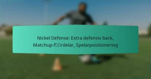 Nickel Defense: Extra defensiv back, Matchup-fördelar, Spelarpositionering